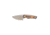WOOX Bad Boy Fixed Blade Knife, 2.75in, D2 Steel, Drop Point, Tiger Wood Handle, BU.KNF031.01
