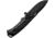 WOOX Rock 62 Fixed Blade Knife, 4.25 in, Drop Point, Mil-Spec Black, Sleipner Steel Blade, Engraved American Walnut Handle, Phantom Black, BU.KNF001.10