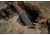 WOOX Rock 62 Fixed Blade Knife, 4.25 in, Drop Point, Mil-Spec Black, Sleipner Steel Blade, Plain American Walnut Handle, BU.KNF001.01