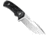 WOOX Rock 62 X-GRIP Fixed Blade Knife, 4.25in, Stonewashed, Drop Point, Black, BU.KNF001.14