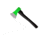 WOOX Thunderbird Throwing Axe, Green, BU.AXE040.05