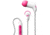X-1 Audio Momentum In-Ear Ultra Light Headphones - WHITE &amp; PINK H2O-MM-IE1-PK