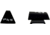 XS Sight Systems DXT Standard Dot Pistol Sight, Colt 380 Govt, Mustang, Matte Black, Standard, CM-0011P-6