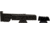 XS Sight Systems DXW Standard Dot Pistol Tritium Night Sight, Kimber 1911 Target, Matte Black, Standard, KB-0004A-4
