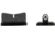 XS Sight Systems DXW Standard Dot Pistol Tritium Night Sight, Springfield 1911A1 Loaded, TRP, Operator, Novak rear, Matte Black, Standard, SP-0002S-4