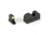 XS Sights R3D, 2.0, Suppressor Height Tritium Night Sight, For CZ P10, Green Front Outline, Green Tritium Front/Rear, CZ-R201S-6G