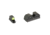 XS Sights R3D, 2.0, Standard Height Tritium Night Sight, For CZ P10, Green Front Outline, Green Tritium Front/Rear, CZ-R202S-6G