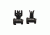 XS Sight Systems TROY Folding Sights w/ CSAT &amp; Tritium Stripe, AR-15, Black, AR-3000-7