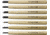 Yoshiharu Cutlery Japan Y-7 Japanese Carving Knife Set, 8.25 overall, Wood handle, AC015