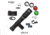 Z-Bolt Blazer LEP Weapon Light Laser - Dual Fuel - 18650, CR123A, FDE, LEP-18650-FDE-PHCF