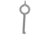 Zak Tool Standard Issue Handcuff Key, Nickel, Pack of 12 ZT50