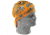 Zan Headgear Flydanna Orange Tribal Skull Z669