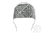 Zan Headgear Headband, Cotton, White Paisley HBV102