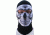 Zan Headgear Coolmax Balaclava, Extreme B&amp;W Skull WBC002NFME