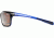 Zeal Optics Backyard Sunglasses, Black + Blue Gloss Frame and Polarized Dark Grey Lens 10061
