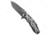 Zero Tolerance Zero Tolerance Hinderer 0562 Frame Lock Knife Black/Gray Ti 3.5" BW, Black/Gray, CPM S110V, adult, BHQ-176544