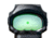 ZeroTech Optics Trace H.A.L.O 1x28mm Reflex Red Dot Sight, 3 MOA Dot Reticle, Green, Enclosed, Black, TRAE28G
