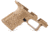 ZEV Technologies Grip Kit, OZ9, Compact Size, Flat Dark Earth, GRIP.KIT-OZ9C-CPT-FDE