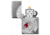 Zippo Armor Poker Chip Design Lighter w/ Click, Silver, One Size, 49058