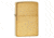Zippo Classic Style Brushed Brass  Lighter w/out Solid Brass Engraving 204B