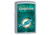 Zippo NFL Classic Style Lighter - Miami Dolphins, Brushed Chrome 28207