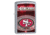 Zippo NFL Classic Style Lighter - San Francisco 49ers, Brushed Chrome 28222