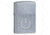 Zippo Power Button Classic Style Lighter, Street Chrome 28329