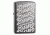Zippo Script Black Ice Pocket Lighter, 29631