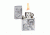 Zippo Something Patriotic Classic Lighter, Brushed Chrome 20895
