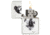 Zippo Spazuk Bird Design Matte Pocket Lighter, White, 29645