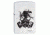 Zippo Spazuk Gas Mask Design Matte Pocket Ligher, White, 29646