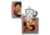 Zippo Woodchuck USA Skull &amp; Snake Lighter w/ Click, Silver, One Size, 49042
