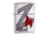 Zippo Z in Zippo Lighter, Brushed Chrome 29104