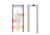 Zorpro 24 Zone Walk Through Metal Detector, Gray ZORPRO24