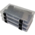 MTM In-safe Handgun Storage Case 12in, 3-pack, Clear Smoke, ISC12