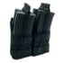 Shellback Tactical Double Stacker Open Top Pouch for Four M4/AR15 Mag, Black, One Size, SBT-2200-BK