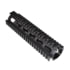 Sniper AR .308 2 Piece Drop-In Quad Rail Handguard, 8.75in, Triangle End Cap, DPMS Low Profile Pattern, Mid-Length, Black, M38ML