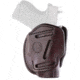 1791 Gunleather 3 Way Multi-Fit OWB Concealment Holster, Glock 42/43, S&amp;W Bodyguard, Ambidextrous, Signature Brown, Size 2, 3WH-2-SBR-A