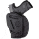 1791 Gunleather 3 Way Multi-Fit OWB Concealment Holster, Glock 42/43, S&amp;W Bodyguard, Ambidextrous, Stealth Black, Size 2, 3WH-2-SBL-A