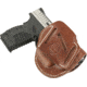 1791 Gunleather 3 Way Multi-Fit OWB Concealment Holster, Sig 228, Springfield XDS, Ambidextrous, Classic Brown, Size 4, 3WH-4-CBR-A