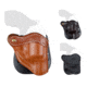 1791 Gunleather Paddle RVH1 J-Frame Revolver Holster, Classic Brown, Signature Brown, Stealth Black