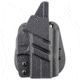 1791 Gunleather Kydex OWB &amp; Paddle Holster, Glock 43/43X/43X MOS, Right, Black, TACPDHOWBG43XMOSBLKR