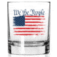 2 Monkey Trading We The People Flag  Whiskey Glass, 11oz, 2M1022168S