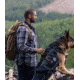 221B Tactical Titan Vest - K-9 Harness w/ Level IIIA K-9 Body Armor, Black, TTNV-WA-BLK