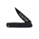 3V Gear We the People React Folding Knife, 3in, 8Cr14MoV, Drop Point Blade, Plain G10, Black Handle, Black Coated, Black/White, 6.5 inch, we-the-people-r-fk-2