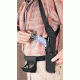 Uncle Mike's 4 1/2 - 5 inch barrel large autos, open end, safety strap rotates to secure autos either on grip or at the hammer