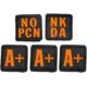 5.11 Tactical Blood Type Patch Kit A Positive, Multi, 1 SZ, 81322AP-999-1 SZ
