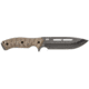 5.11 Tactical CFK7 Peacemaker Fixed Blade Knife, 7in, Drop Point, SCM 435 Blade, Kangaroo, 1 SZ, 51173-134-1 SZ