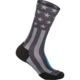 5.11 Tactical Sock &amp; Awe Crew Thin Blue Line - Mens, Black, M, 10041AA-019-M