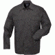 5.11 Tactical TDU Shirt Long Sleeve Poly/Cottton Ripstop - Men's, Black, XLR, 72002-019-XL-R